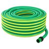vidaXL Kerticső 5-L&eacute;pcsős Z&ouml;ld &eacute;s S&aacute;rga 19 mm PVC