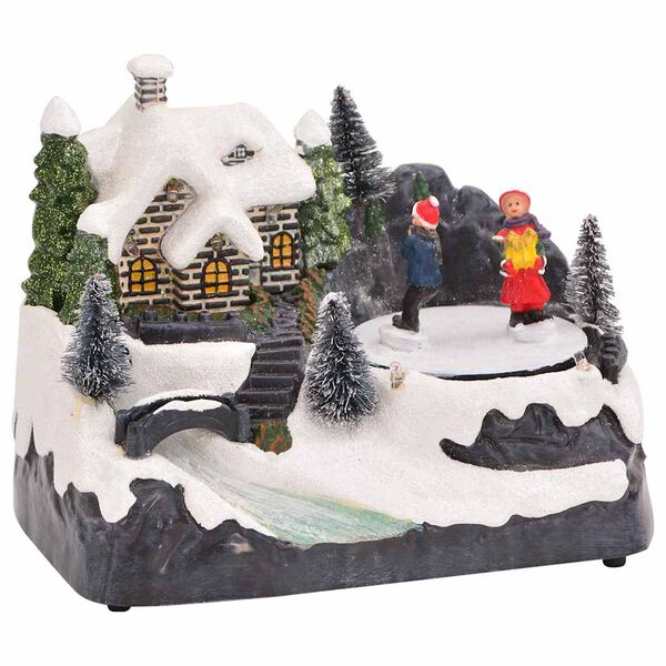 vidaXL Karácsonyi Asztali Dísz Sokszínű 16 x 11.5 x 13 cm Műanyag