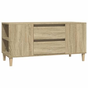 vidaXL sonoma t&ouml;lgy sz&iacute;nű szerelt fa fali TV-szekr&eacute;ny 102x44,5x50 cm