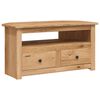 vidaXL panama st&iacute;lus&uacute; t&ouml;m&ouml;r fenyőfa sarok TV-szekr&eacute;ny 93 x 49 x 49 cm