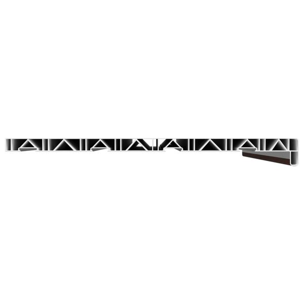 vidaXL Ablakp&aacute;rk&aacute;ny Barna Fa 80 x 45 x 4,5 cm PVC