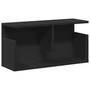 vidaXL fekete szerelt fa faliszekr&eacute;ny 60 x 20 x 30 cm