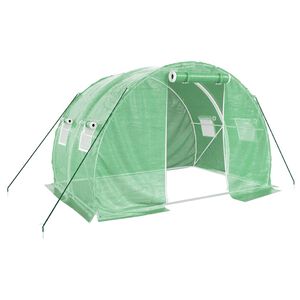vidaXL z&ouml;ld ac&eacute;lv&aacute;zas melegh&aacute;z 6 m&sup2; 3 x 2 x 2 m