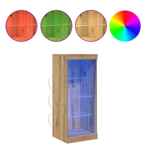 vidaXL LED t&aacute;lal&oacute; Artisan t&ouml;lgy 41 x 37 x 100 cm Faanyag