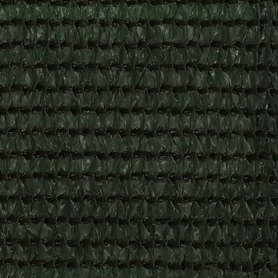vidaXL sötétzöld HDPE erkélytakaró 75 x 600 cm