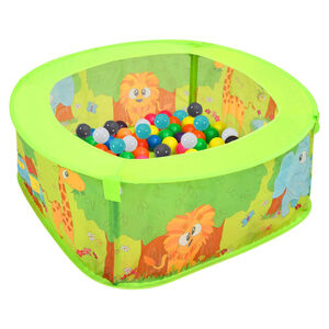 vidaXL labdatenger gyerekeknek 300 labd&aacute;val 75 x 75 x 32 cm