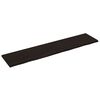 vidaXL s&ouml;t&eacute;tbarna kezelt t&ouml;m&ouml;r t&ouml;lgyfa fali polc 220 x 50 x (2-4) cm