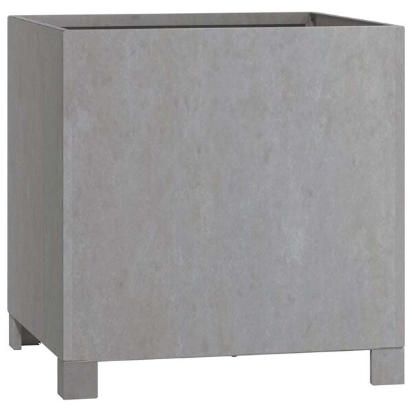 vidaXL rozsda sz&iacute;nű corten ac&eacute;l n&ouml;v&eacute;nytart&oacute; l&aacute;bbal 40 x 40 x 40 cm