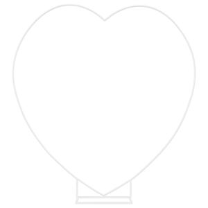 vidaXL Esk&uuml;vői &Iacute;v Feh&eacute;r 195 x 35 x 211 cm Ac&eacute;l