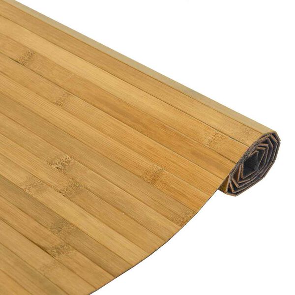 vidaXL n&eacute;gysz&ouml;gletű term&eacute;szetes bambusz szőnyeg 100 x 500 cm