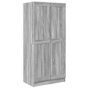 vidaXL sz&uuml;rke sonoma sz&iacute;nű szerelt fa ruh&aacute;sszekr&eacute;ny 82,5x51,5x180 cm