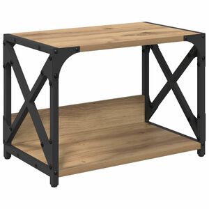 vidaXL Nyomtat&oacute;&aacute;llv&aacute;ny Artisan t&ouml;lgy 44 x 26 x 31.5 cm Szerelt Fa