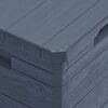 vidaXL antracitszürke kerti tárolóláda 90 L