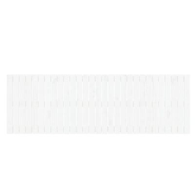 vidaXL fehér tömör fenyőfa fali fejtámla 185 x 3 x 60 cm