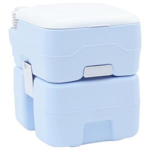vidaXL Kemping WC Vil&aacute;gosk&eacute;k &eacute;s feh&eacute;r 41,5 x 36,5 x 42 cm Polietil&eacute;n