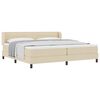 vidaXL Boxrug&oacute;s &aacute;gy fejt&aacute;ml&aacute;val Kr&eacute;m 200 x 200 cm sz&ouml;vet