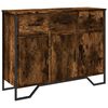 vidaXL f&uuml;st&ouml;s t&ouml;lgy sz&iacute;nű szerelt fa t&aacute;lal&oacute;szekr&eacute;ny 97 x 32,5 x 74,5cm