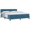vidaXL Boxrug&oacute;s &aacute;gy matracmal S&ouml;t&eacute;t k&eacute;k 180 x 200 cm B&aacute;rsony