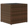 vidaXL 2 db barna polyrattan kerti &uuml;ltetől&aacute;da 36x30x32 cm
