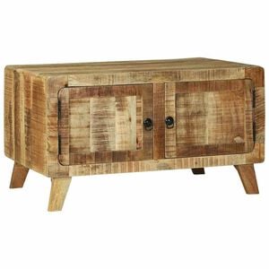 vidaXL Doh&aacute;nyz&oacute;asztal Barna 80 x 54 x 45 cm T&ouml;m&ouml;r Mang&oacute;f&aacute;t