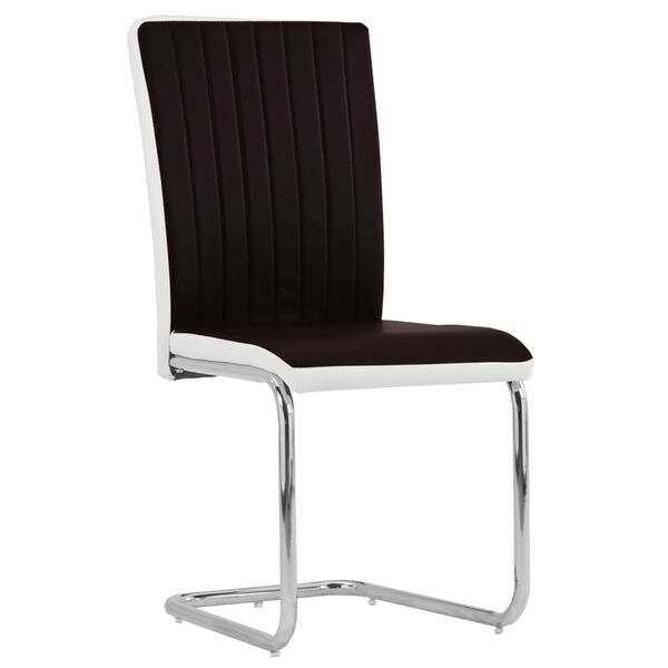 vidaXL 2 db barna műbőr sz&aacute;nk&oacute;talpas &eacute;tkezősz&eacute;k