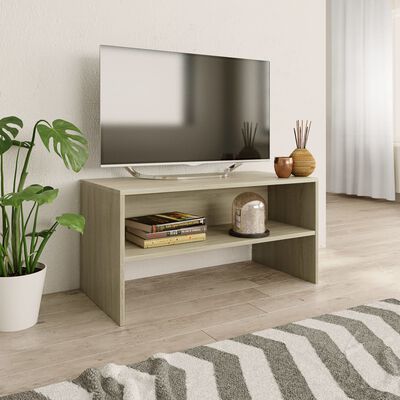 vidaXL sonoma tölgy színű forgácslap TV-szekrény 80 x 40 x 40 cm