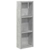 vidaXL F&uuml;rdőszobai faliszekr&eacute;ny Beton Sz&uuml;rke 20 x 10 x 60,5 cm