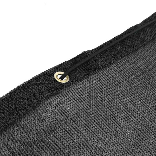 vidaXL fekete HDPE kont&eacute;nerh&aacute;l&oacute; 3 x 6 m