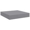vidaXL 2 db sz&uuml;rke MDF lebegő fali polc 23 x 23,5 x 3,8 cm