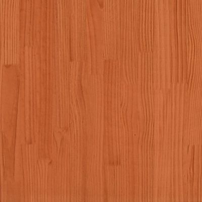 vidaXL viaszbarna tömör fenyőfa ültetőasztal polccal 82,5 x 35 x 75 cm