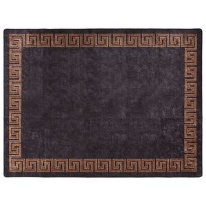 vidaXL fekete-arany moshat&oacute; szőnyeg 400 x 300 cm
