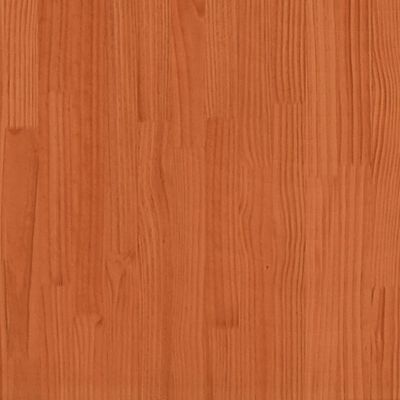 vidaXL barna tömör fenyőfa ültetőasztal polcokkal 108 x 45 x 86,5 cm