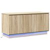 vidaXL TV szekr&eacute;ny 100 x 38 x 49 cm Sonoma t&ouml;lgy Szerelt Fa