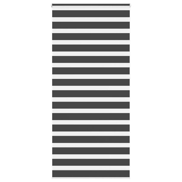 vidaXL zebraf&uuml;gg&ouml;nnyel fekete sz&ouml;vetsz&eacute;less&eacute;g 100,9 cm poli&eacute;szter