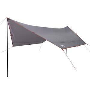 vidaXL sz&uuml;rke &eacute;s narancss&aacute;rga v&iacute;z&aacute;ll&oacute; kempingponyva 430 x 380 x 210 cm