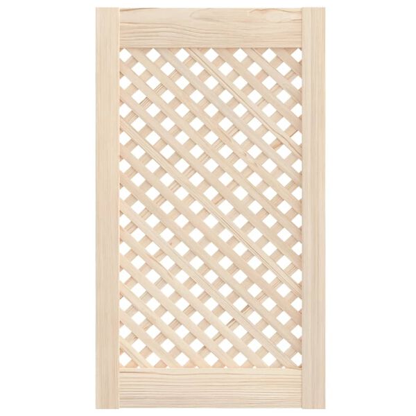 vidaXL 2 db tömör fenyőfa rácsos szekrényajtó 39,5x69 cm