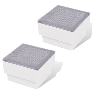 2 db LED f&ouml;ldbe &eacute;p&iacute;thető izz&oacute; / k&uuml;lt&eacute;ri l&aacute;mpa 100 x 100 x 68 mm