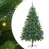 vidaXL Kar&aacute;csonyfa 300 LED-del &aacute;llv&aacute;nnyal Z&ouml;ld 180 cm PE