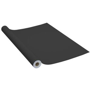 vidaXL fekete &ouml;ntapad&oacute; PVC b&uacute;torf&oacute;lia 500 x 90 cm
