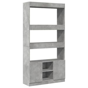 vidaXL betonsz&uuml;rke szerelt fa magasszekr&eacute;ny 92 x 33 x 180 cm