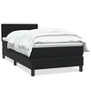 vidaXL fekete b&aacute;rsony rug&oacute;s &aacute;gy matraccal 100x220 cm