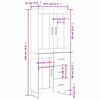 vidaXL sonoma t&ouml;lgy szerelt fa magasszekr&eacute;ny 69,5 x 34 x 180 cm