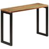 vidaXL t&ouml;m&ouml;r &uacute;jrahasznos&iacute;tott fa t&aacute;lal&oacute;asztal 110x35x75 cm