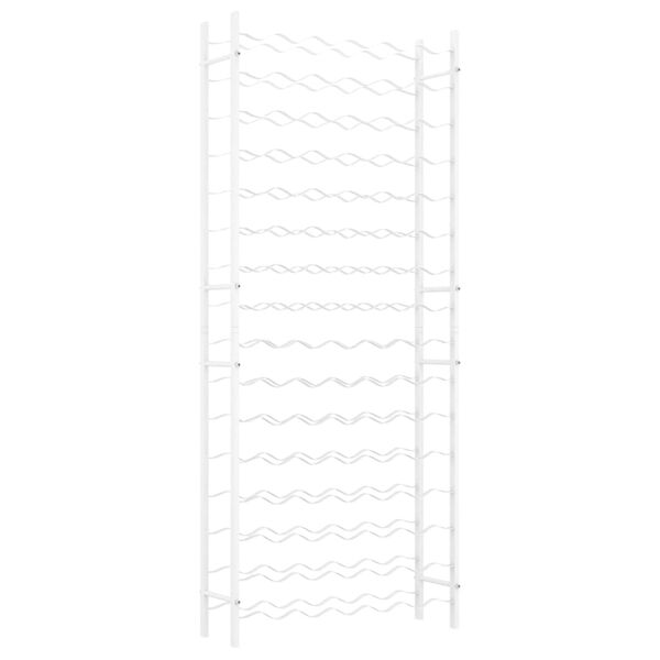 vidaXL feh&eacute;r f&eacute;m bortart&oacute; &aacute;llv&aacute;ny 96 palackhoz