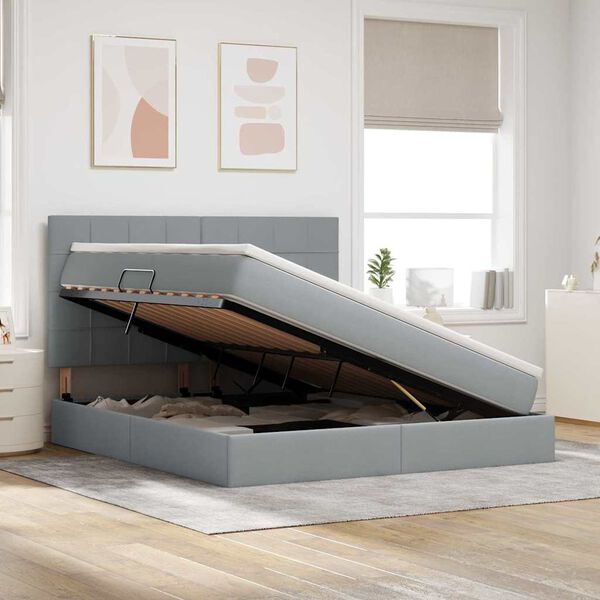 vidaXL &Aacute;gy t&aacute;rol&oacute;val &eacute;s matraccal matracmal Vil&aacute;gossz&uuml;rke 180 x 200 cm