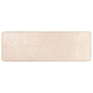 vidaXL Szőnyeg fut&oacute; Egysz&iacute;nű MARSA Kr&eacute;m 50 x 100 cm Poli&eacute;szter &eacute;s PVC