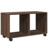 vidaXL barna t&ouml;lgy sz&iacute;nű szerelt fa g&ouml;rgős szekr&eacute;ny 72 x 33 x 42,5 cm