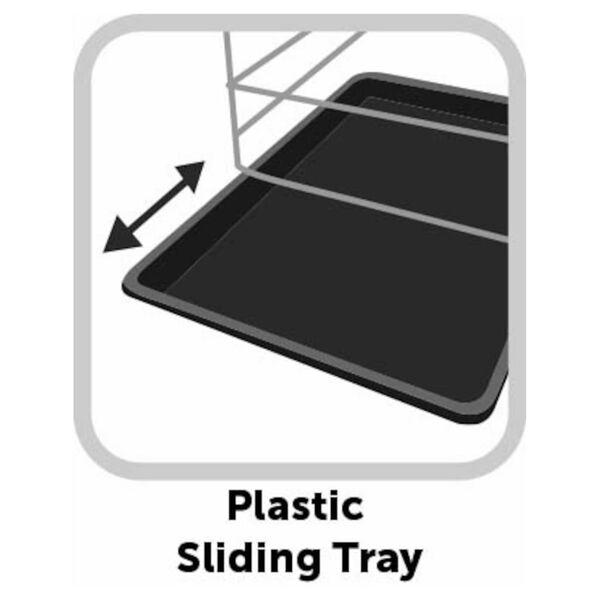 FLAMINGO Nyo XL-es m&eacute;retű fekete dr&oacute;tketrec tol&oacute;ajt&oacute;val 108x71,5x76 cm