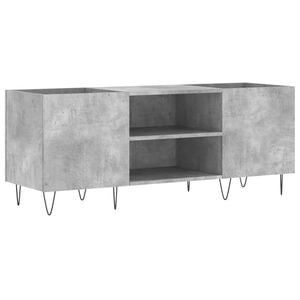 vidaXL betonsz&uuml;rke szerelt fa hanglemezszekr&eacute;ny 121x38x48 cm