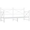 vidaXL Daybed with Trundle without Mattress White 90x200 cm ac&eacute;l